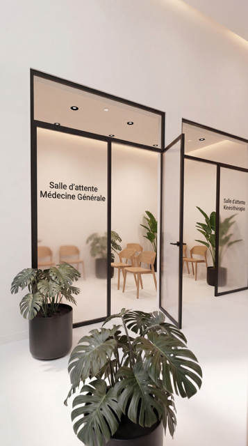 Salles d'attente Médecine Générale et Kinésithérapie